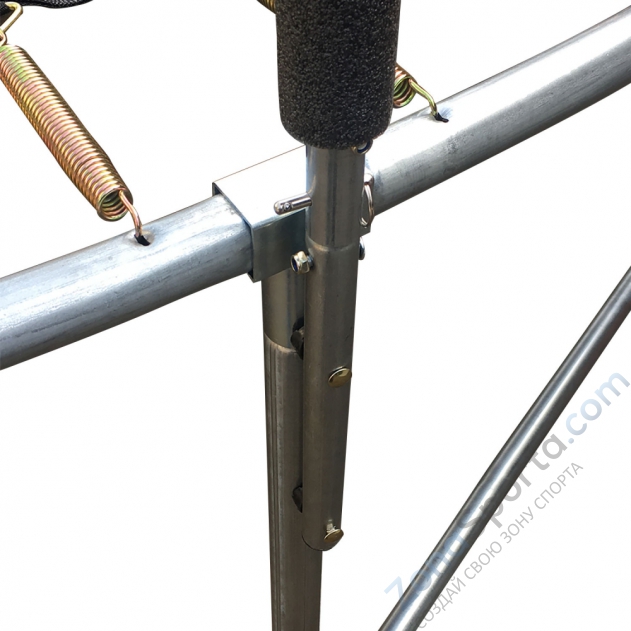 Батут DFC Jump 14ft складной, c сеткой, цвет green