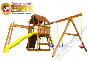 Игровая площадка Rainbow Play Systems Американ Клубхаус III (American Clubhouse Package III WR)