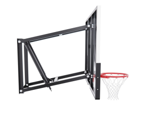 Баскетбольный щит DFC со съёмным регулятором высоты, стекло 6 мм, 136 х 80 см