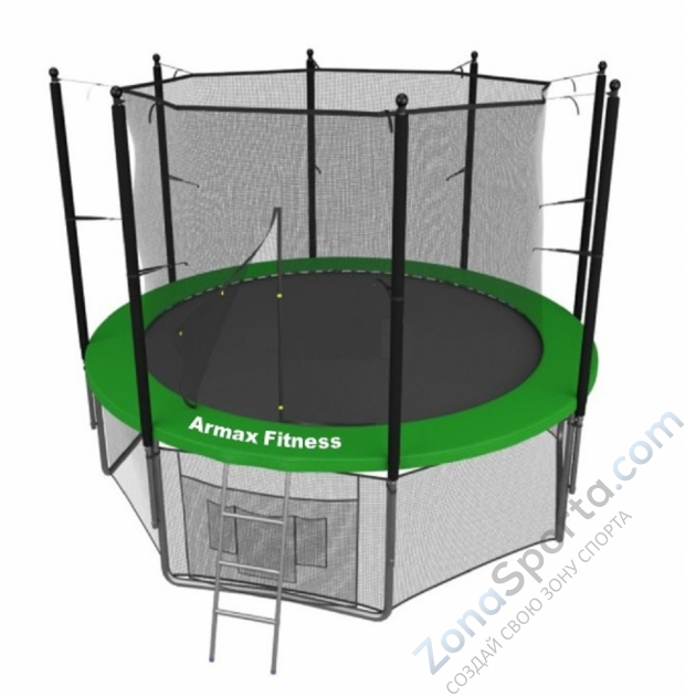Батут Armax Fitness 10ft с сеткой и лестницей