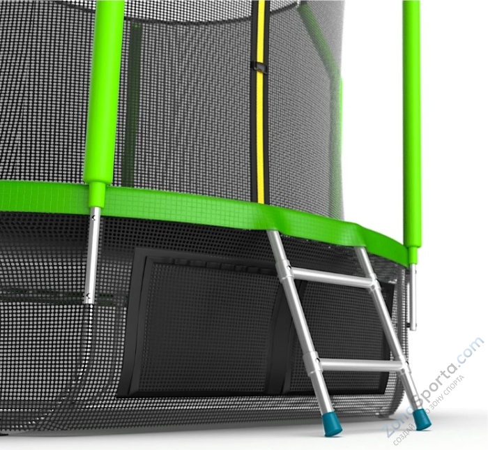 Батут Evo Jump Cosmo 6ft (Green) с нижней сетью