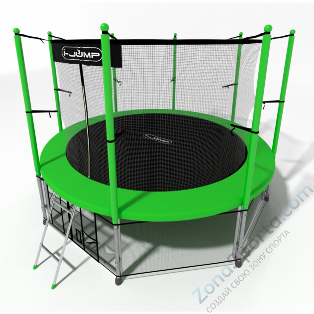 Батут i-Jump Classic 14ft green