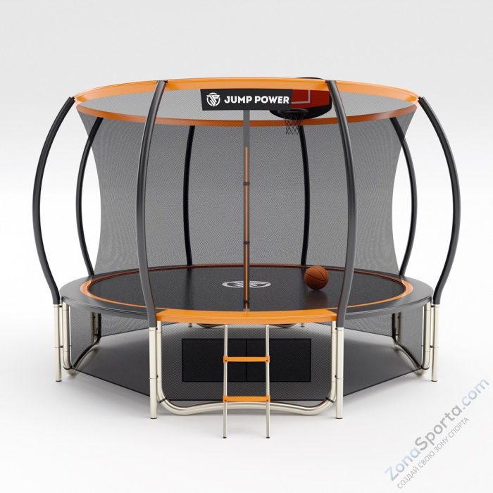 Батут Jump Power 12 ft Pro Inside Basket Orange