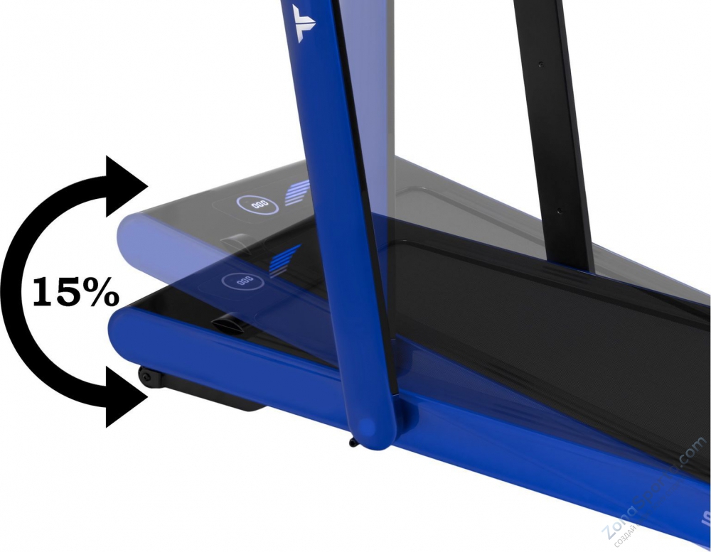 Беговая дорожка Titanium Masters Slimtech S60 (синяя)