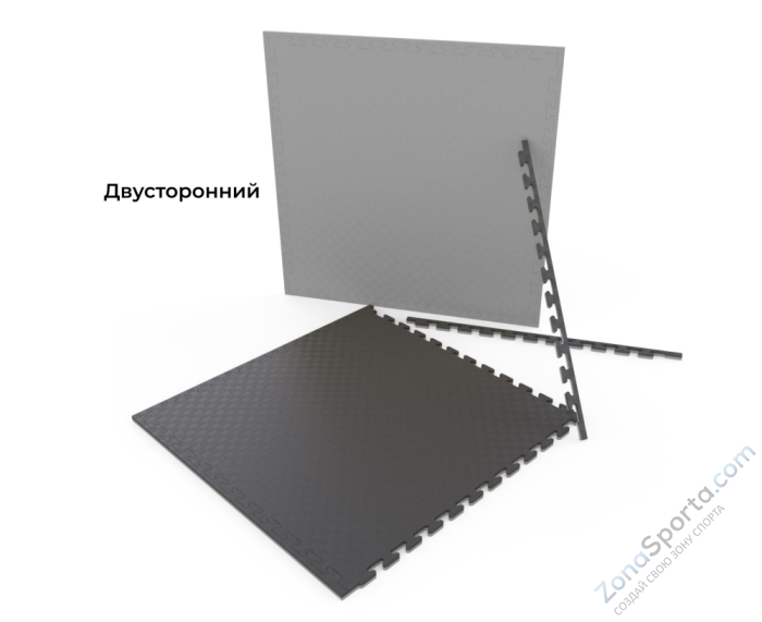 Будо-мат EVA DFC 100 x 100 см, 20 мм, цвет серо-графитовый