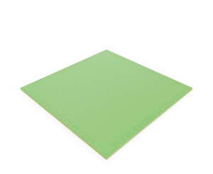 Будо-мат EVA DFC 100 x 100 см, 20 мм, цвет желто-зеленый