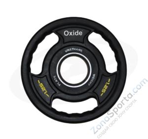 Черный олимпийский полиуретановый диск Oxide OWP02 1.25 кг