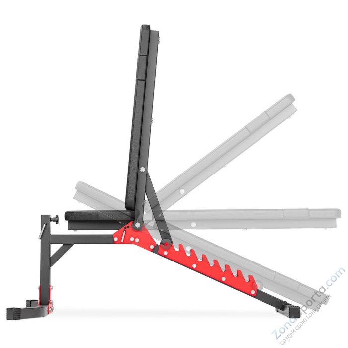 Cкамья регулируемая с возможностью установки доп опций Marbo Sport MH-L115 2.0