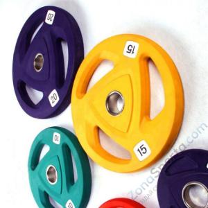 Цветные обрезиненные диски Iron Bull IR5205 20 кг