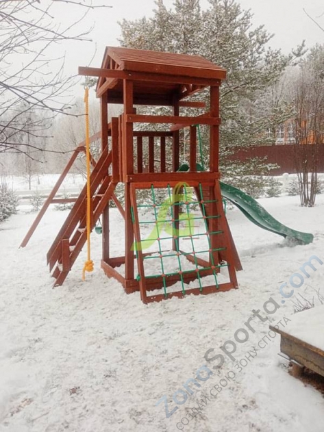 Деревянная детская площадка для дачи Igragrad Панда Фани Gride