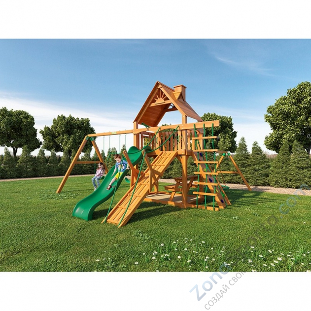 Деревянная детская площадка для дачи IgraGrad Шато 3