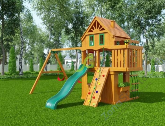 Деревянная детская площадка для дачи Igragrad Шато 2