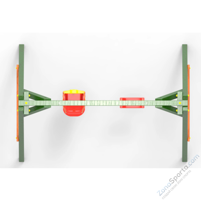 Деревянные качели Пикник 2 Вега (качели для малышей качели долька)