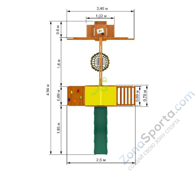 Детская игровая площадка IgraGrad Старт 3