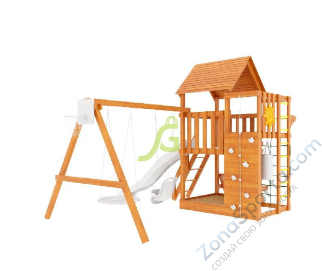 Детская площадка IgraGrad Крафт Pro (окрашенная)