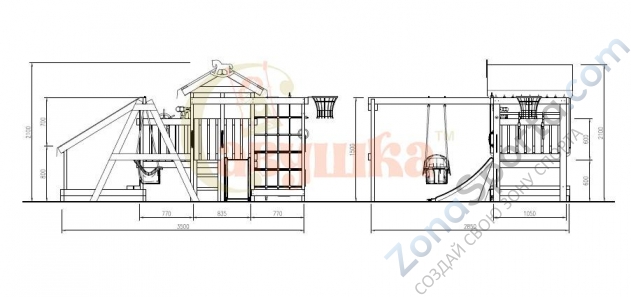 Детская площадка Савушка Baby play 12