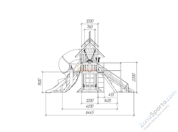 Детская площадка Савушка Люкс 1