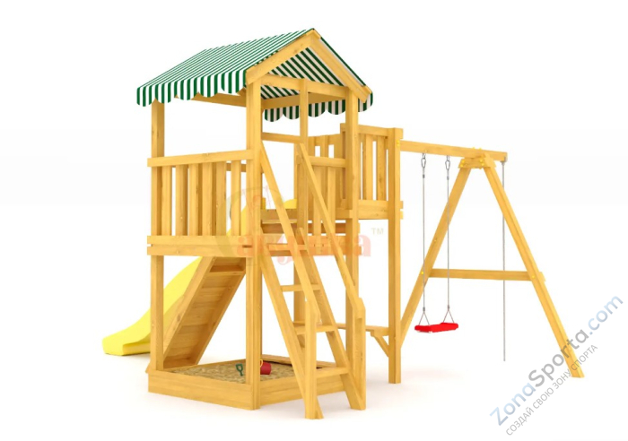 Детская площадка Савушка Мастер 1 Plus (горка 3 метра)