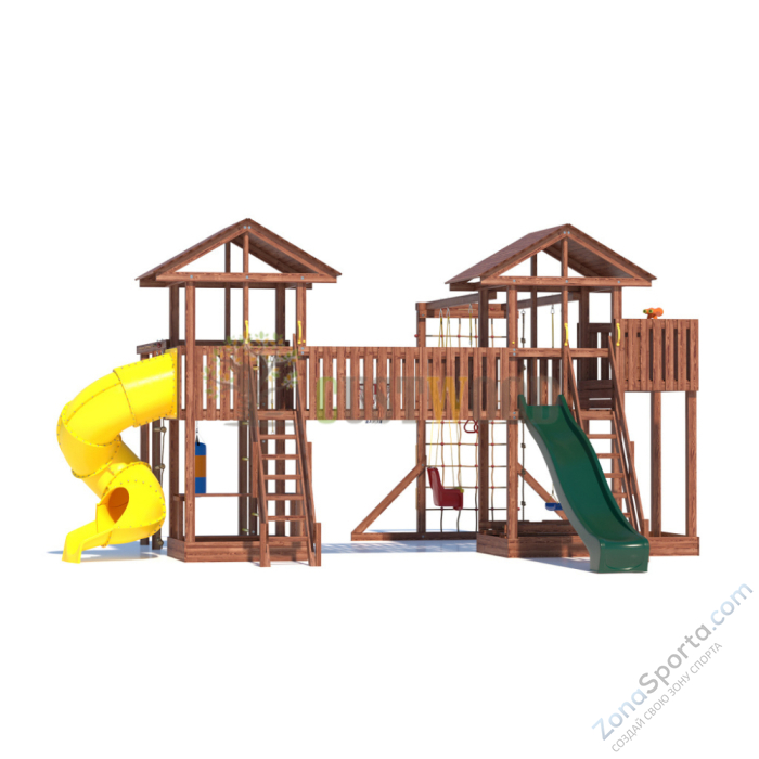 Детская деревянная игровая площадка для улицы дачи CustWood Active 14