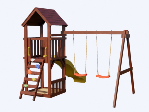 Детская деревянная площадка Smile Mini
