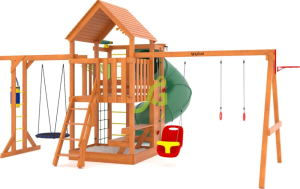 Детская площадка IgraGrad Крафт Pro 4 с трубой