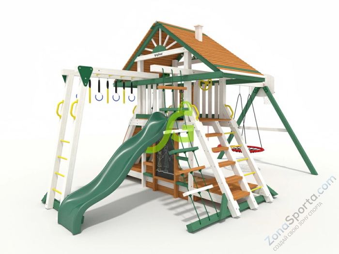 Детская площадка IgraGrad Крепость Фани с рукоходом (Дерево) мод.1