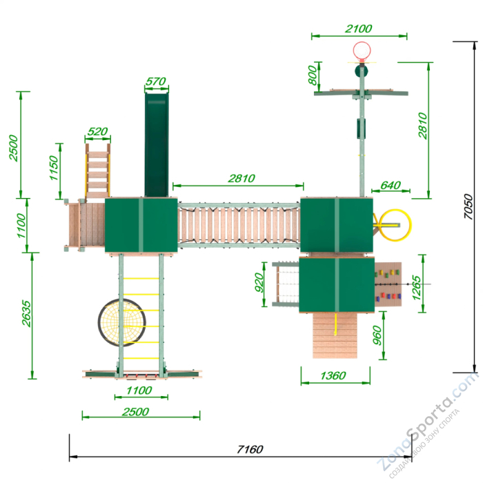 Детская площадка Пикник Форест Стэйдж К