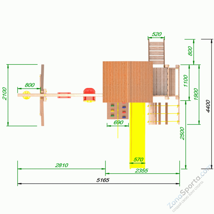 Детская площадка Пикник Оптимус Д Макси