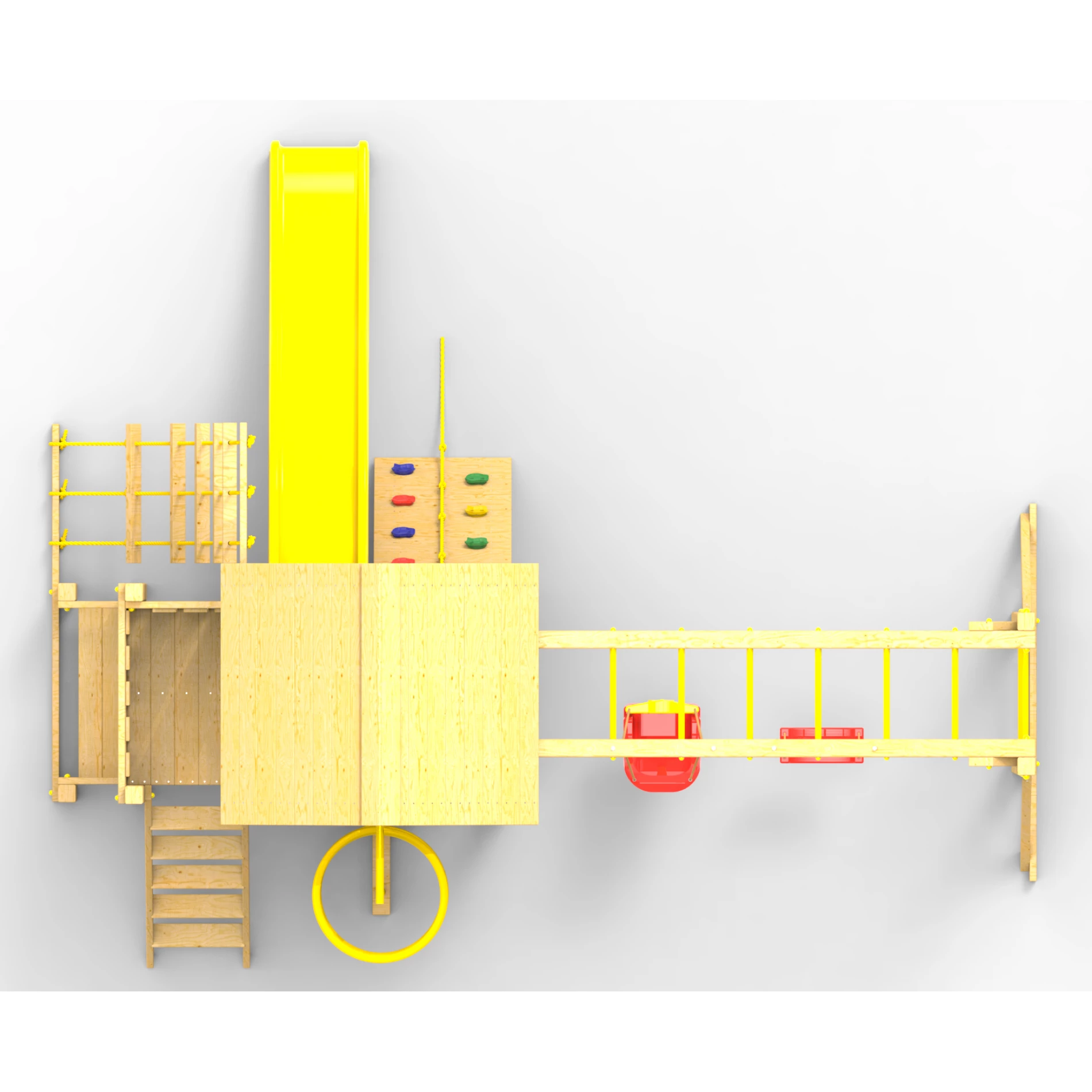 Детская площадка Пикник Стандарт Д Макси с рукоходом Вираж