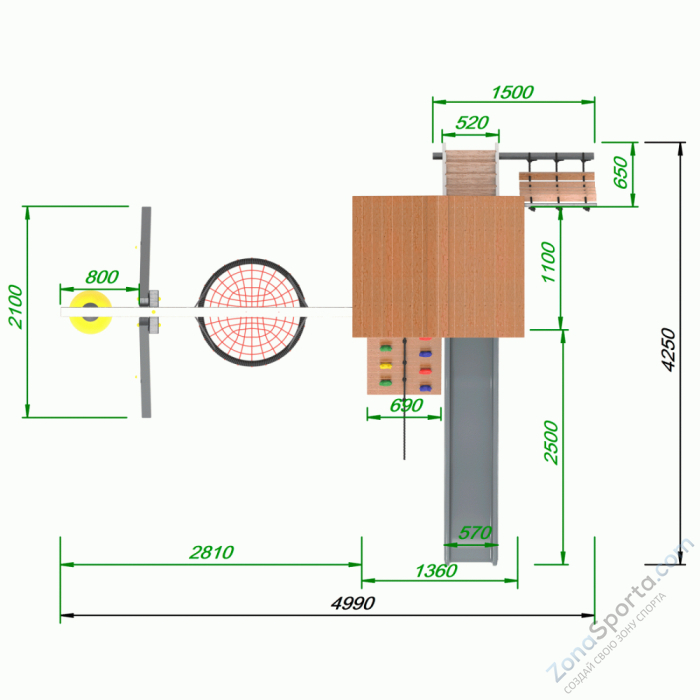 Детская площадка Пикник Ультра А 6.1