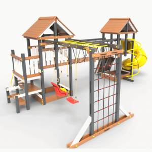 Детская площадка Пикник Ультра А Кракен с винтовой трубой