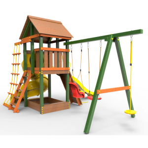 Детская площадка Пикник Вега Д с винтовой трубой
