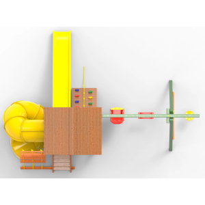 Детская площадка Пикник Вега Д с винтовой трубой