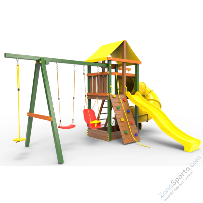 Детская площадка Пикник Вега с винтовой трубой