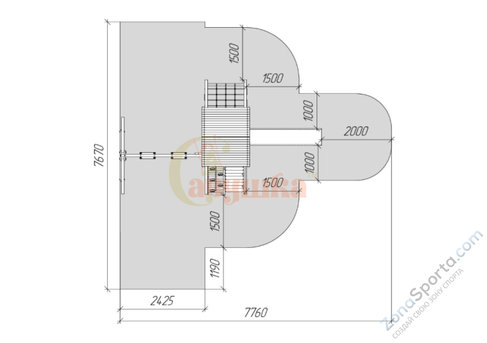 Детская площадка Савушка Хит 6