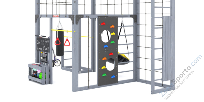 Детская площадка Савушка Куб-2 (Серый)