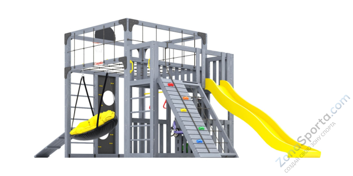 Детская площадка Савушка Куб-3 (Серый)