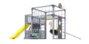 Детская площадка Савушка Куб-3 (Серый)