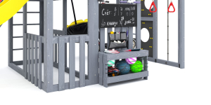 Детская площадка Савушка Куб-3 (Серый)