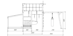 Детская площадка Савушка Куб-4 (Махагон)