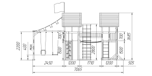 Детская площадка Савушка Люкс 9 Comfort