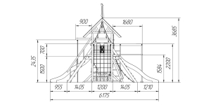 Детская площадка Савушка Люкс 9 Comfort