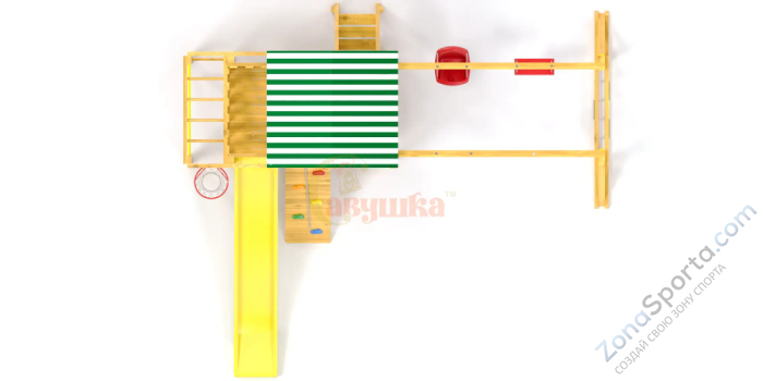 Детская площадка Савушка Мастер 4 Plus (горка 3 метра)