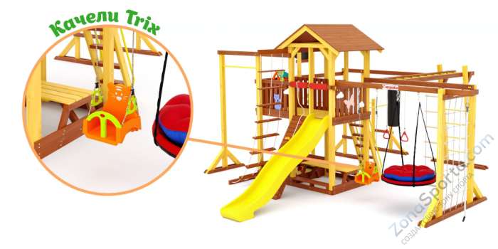 Детская площадка Савушка Семейная Comfort Plus