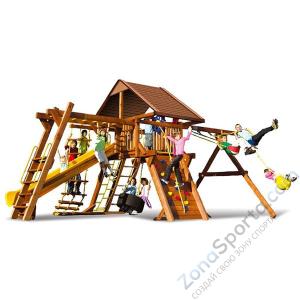 Детская игровая площадка Rainbow Play Systems Саншайн Кастл III Делюкс ДК (Sunshine Castle Pkg III WR Deluxe)