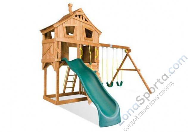 Детская игровая площадка Rainbow Play Systems Карнавал Коттедж II (Carnival Cottage II with Cabin)