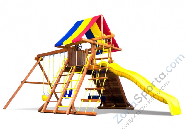 Детская игровая площадка Rainbow Play Systems Фиеста Кастл (Fiesta Castle Package II RYB)