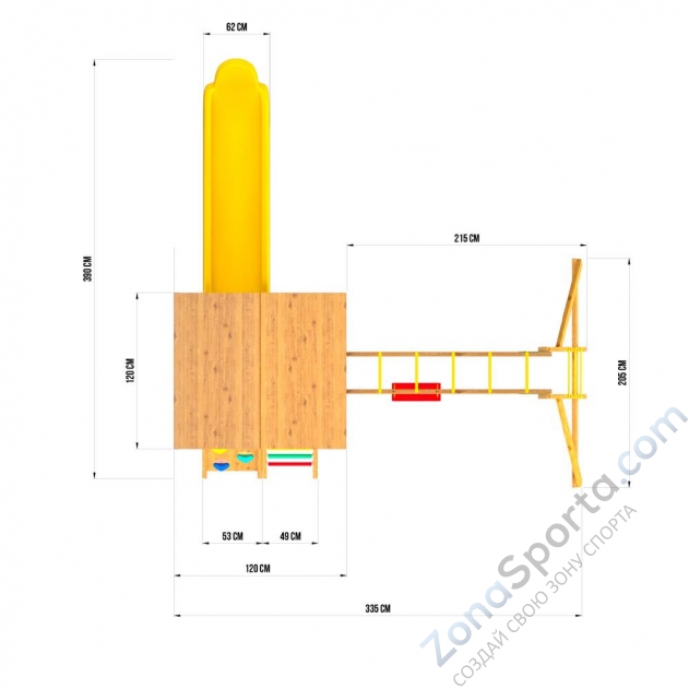 Детский игровой комплекс Jungle Cottage JC7 