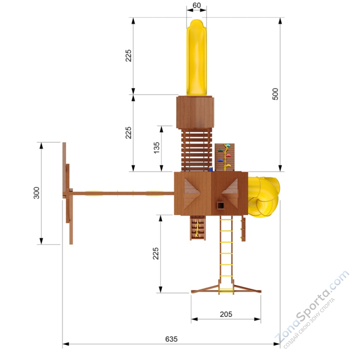 Детский игровой комплекс SunriseFort-6