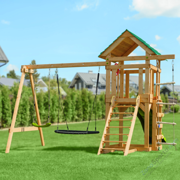 Детский игровой комплекс Unix Kids (6 in 1) Light Green